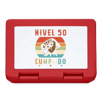 Niveau 50 Complet - Boîte à goûter - rouge - Devant