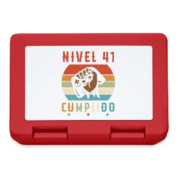 Niveau 41 Complet - Boîte à goûter - rouge - Devant