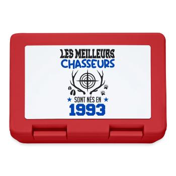 Anniversaire chasseur Née en 1993 - Boîte à goûter - rouge - Devant