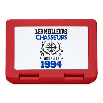 Anniversaire chasseur Née en 1994 - Boîte à goûter - rouge - Devant