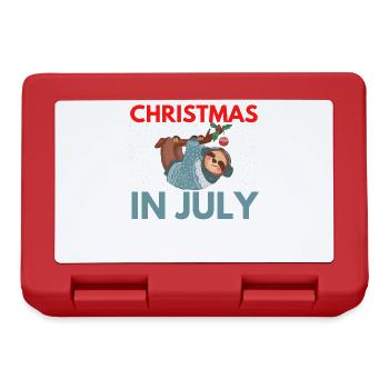 Noël en juillet Conception pour les chrétiens et - Boîte à goûter - rouge - Devant