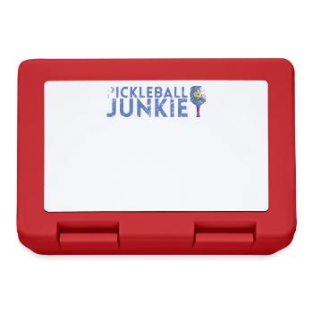 Pickleball junkie For Pickleball players Or - Lunchbox - red - Front