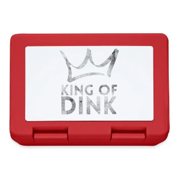King Of Dink Für Pickleball-spieler Oder - Brotdose - Rot - Vorne