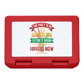The past is a spirit, the future a - Lunchbox - red - Front