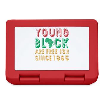 Young blacks have been free of pride since 1865 - Lunchbox - red - Front