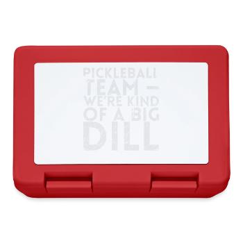 Pickleball Team-We Are Somehow For Pickleball - Lunchbox - red - Front