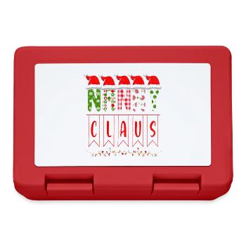 Nanny Claus Weihnachtsmützen Für Großmutter Oma - Brotdose - Rot - Vorne