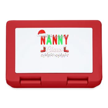 Nanny Claus Weihnachtsmütze Für Großmutter Oma - Brotdose - Rot - Vorne