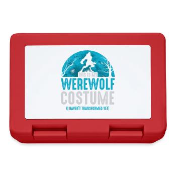 This is my werewolf costume that I don't - Lunchbox - red - Front