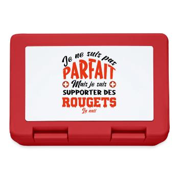 allez les Rougets. Les supporters suisses - Boîte à goûter - rouge - Devant