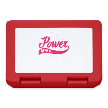 Never underestimate the power of women and - Lunchbox - red - Front