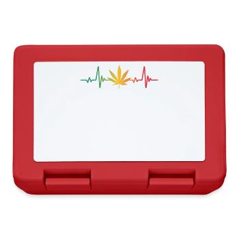 Heartbeat Design For Reggae - Lunchbox - red - Front