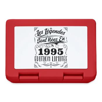 Les Légendes Sont Nés En 1995 | Cadeau - Boîte à goûter - rouge - Devant