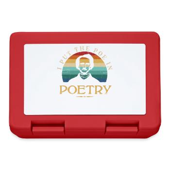 I Have Den Poe In Poetry Design For Literary - Lunchbox - red - Front