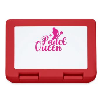 Padel Queen Padel Racket Ball Design For Padel - Lunchbox - red - Front