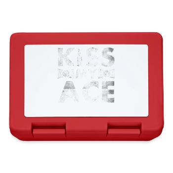 Kiss My Ace Design pour les joueurs de tennis ou de tennis - Boîte à goûter - rouge - Devant