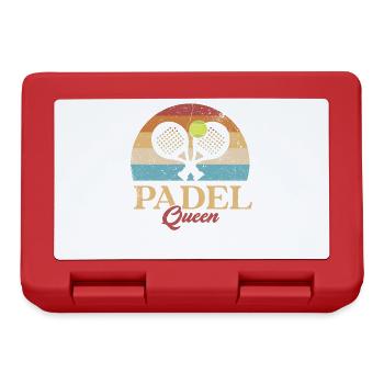 Padel Queen Padel Racket Ball Design For Padel - Lunchbox - red - Front