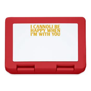I can be happy when I am with you - Lunchbox - red - Front