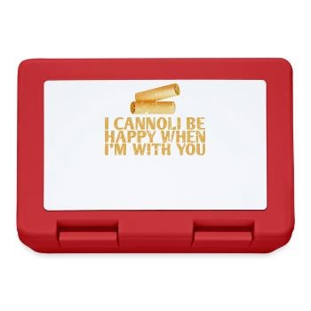 I can be happy when I am with you - Lunchbox - red - Front