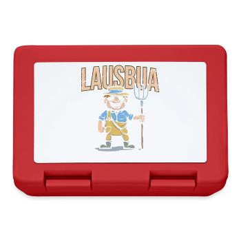 Lausbua - Brotdose - Rot - Vorne