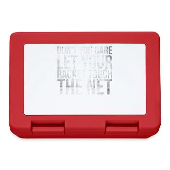 Do not dare to give your racket the net - Lunchbox - red - Front