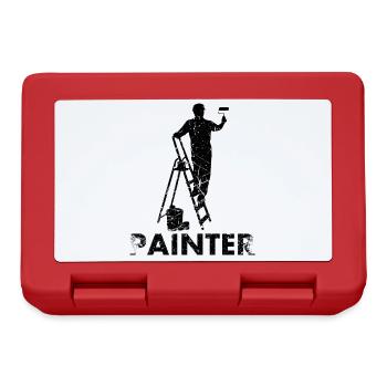 Maler-dekorateur-design Pour les peintres-artistes - Boîte à goûter - rouge - Devant