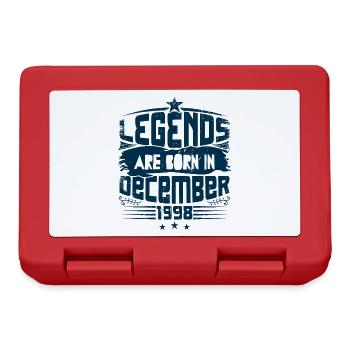 Legends Are Born In December 1998 - Boîte à goûter - rouge - Devant
