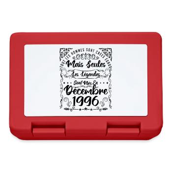 Légendes Sont Nées En Décembre 1996, Anniversaire - Boîte à goûter - rouge - Devant