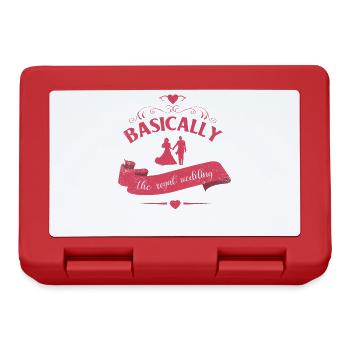Basically the design for the royal - Lunchbox - red - Front