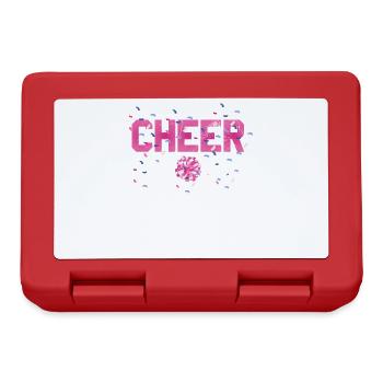 Cheer Mom Design For Cheerleaders Cheer - Lunchbox - red - Front