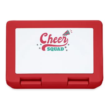 Cheer Squad Design for Cheerleader Cheer Girls - Lunchbox - red - Front