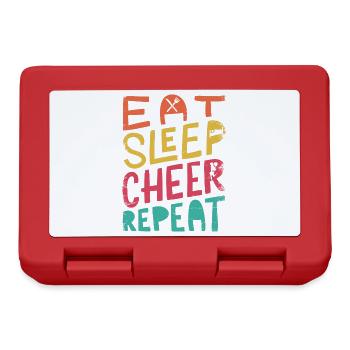 Tout sur ce design de base pour les pom-pom girls - Boîte à goûter - rouge - Devant