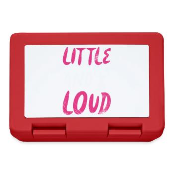Small and loud design for cheerleaders - Lunchbox - red - Front