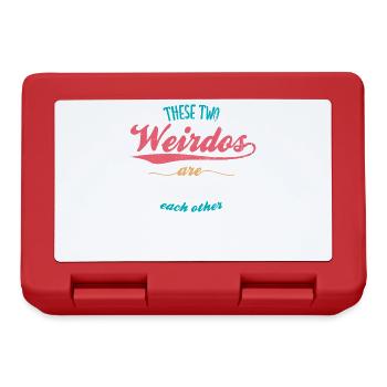 These two weirdos are perfect for anyone for the - Lunchbox - red - Front