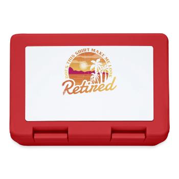 Me permet d’utiliser cette chemise après les retraités - Boîte à goûter - rouge - Devant