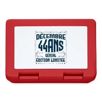 DÉCEMBRE 44 Ans | Édition limitée - Boîte à goûter - rouge - Devant
