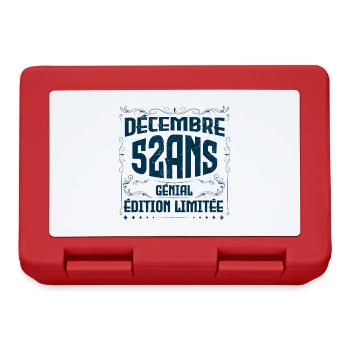 DÉCEMBRE 52 Ans | Édition limitée - Boîte à goûter - rouge - Devant