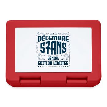 DÉCEMBRE 47 Ans | Édition limitée - Boîte à goûter - rouge - Devant