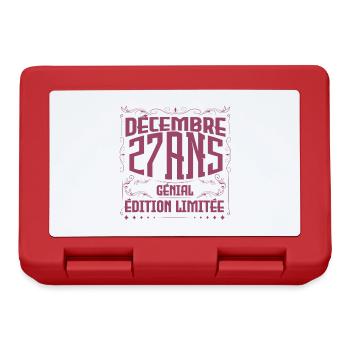 DÉCEMBRE 47 Ans | Édition limitée - Boîte à goûter - rouge - Devant