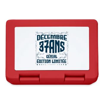DÉCEMBRE 37 Ans | Édition limitée - Boîte à goûter - rouge - Devant