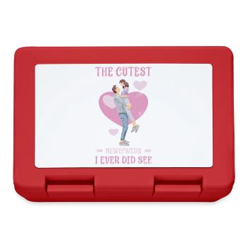The sweetest bridal couple I've ever done for the bride - Lunchbox - red - Front