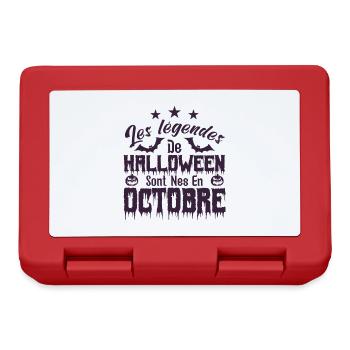 Les Légendes de halloween sont nés en octobre - Boîte à goûter - rouge - Devant