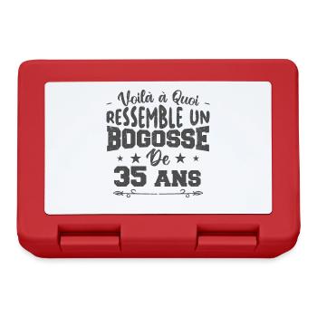 Voilà à quoi ressemble un bogosse de 35 ans | cad - Boîte à goûter - rouge - Devant