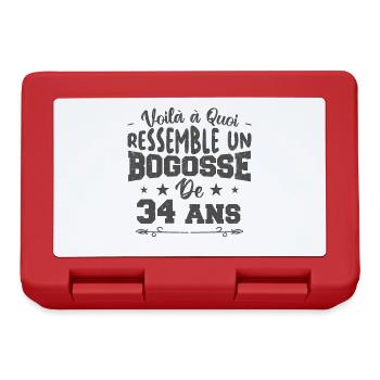 Voilà à quoi ressemble un bogosse de 34 ans | cad - Boîte à goûter - rouge - Devant