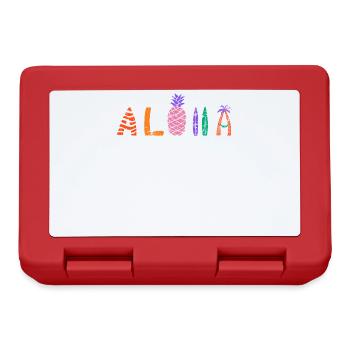 Aloha-ananas-design Für Strandliebhaber Ananas - Brotdose - Rot - Vorne