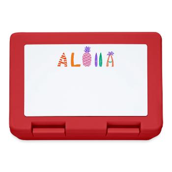Aloha-ananas-design Für Strandliebhaber Ananas - Brotdose - Rot - Vorne