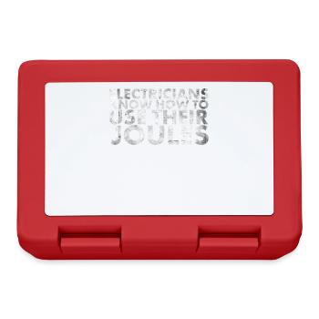 Electricians know how to use it for lineman and - Lunchbox - red - Front