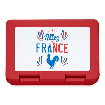 Allez La France | les champions - Boîte à goûter - rouge - Devant