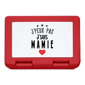J'peux Pas J'suis Mamie - Boîte à goûter - rouge - Devant