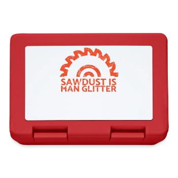 Sawdust is one glitter for carpenters - Lunchbox - red - Front
